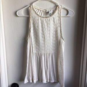 White/Ivory Sequined Tank